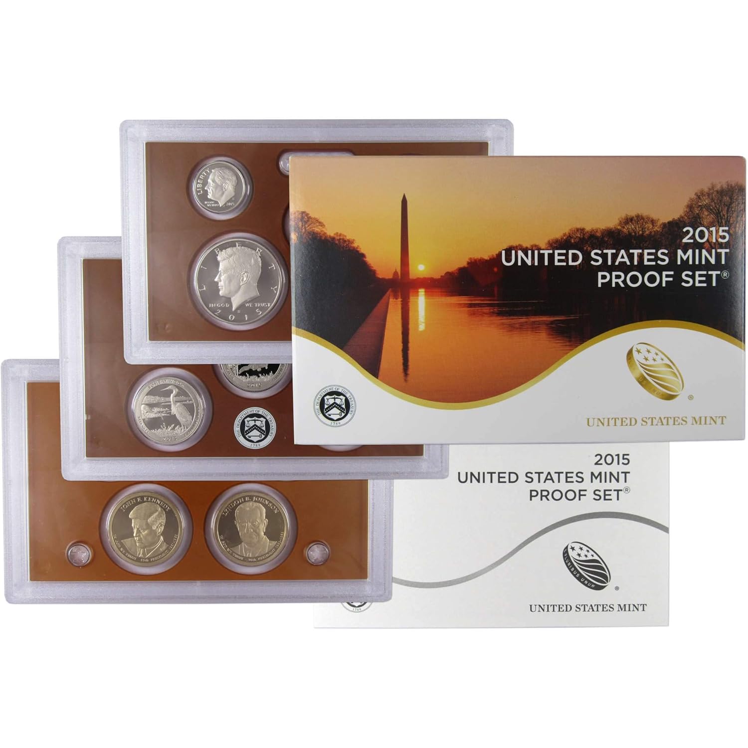 2015 U.S. Mint Clad Proof Set with Original Government Packaging
