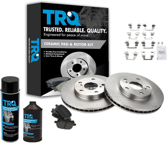 TRQ Front Brake Pad & Rotor Kit for Lexus ES300 and Toyota