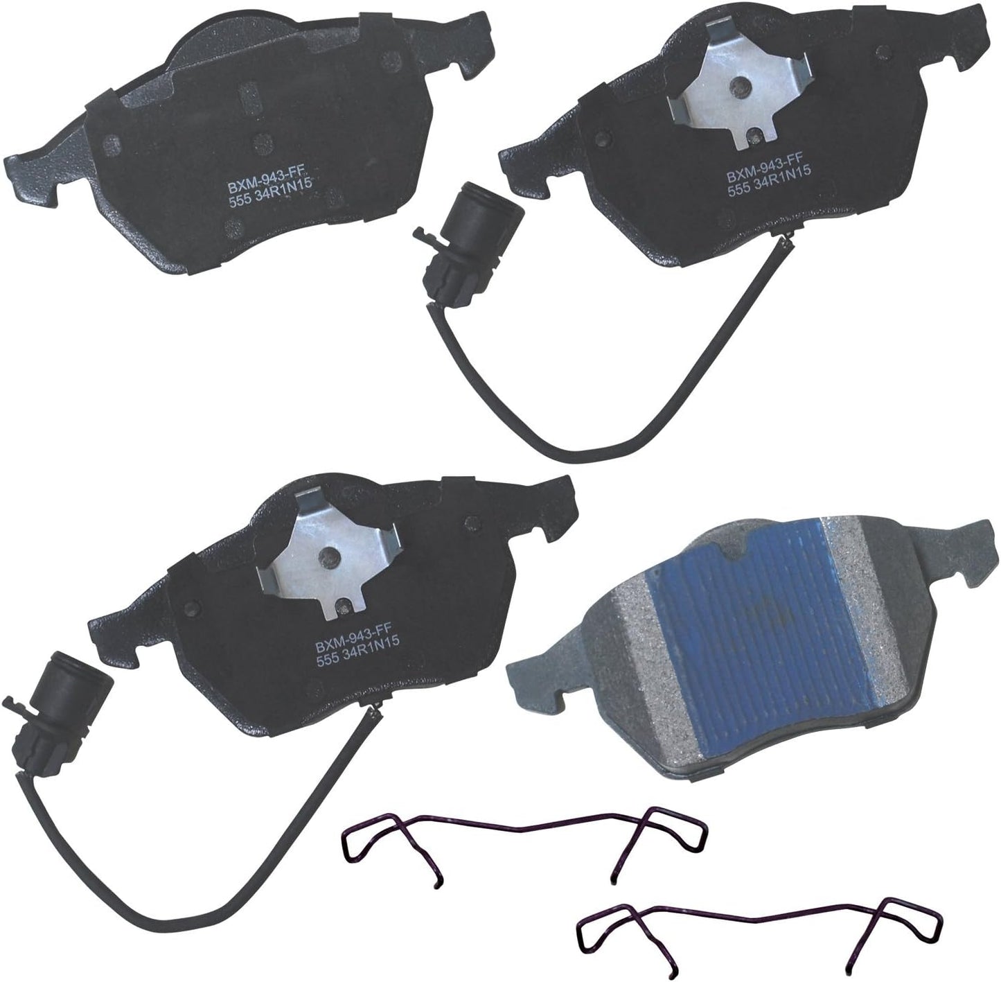 Bendix Premium SBM555 Semi-Metallic Brake Pads for Audi VW