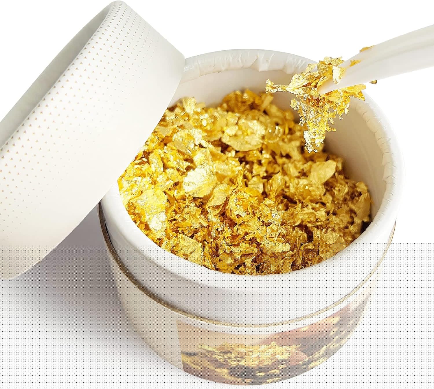 KINGBOOM 24K Edible Gold Leaf for Luxurious Food and Drinks