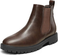 Women's Low Heel Chelsea Ankle Boots - Slip-On Comfort