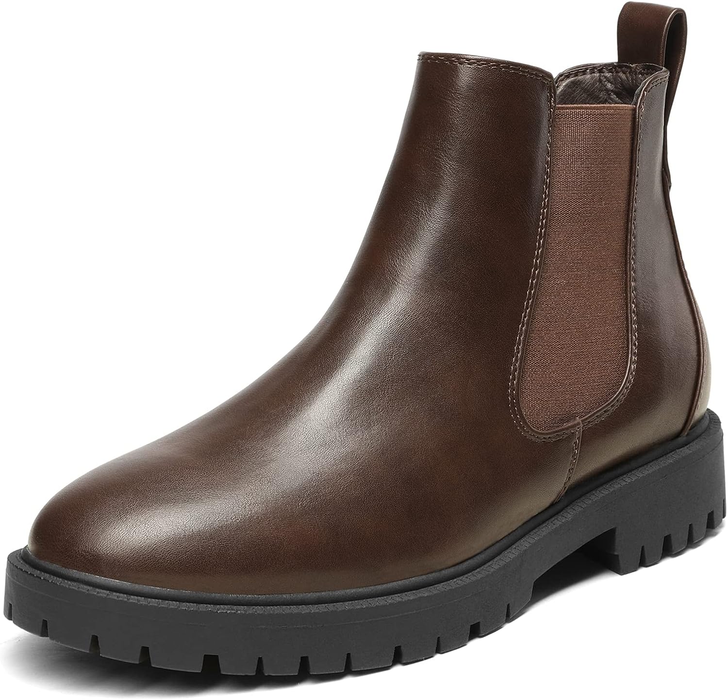 DREAM PAIRS Women's Low Heel Chelsea Ankle Boots for Fall
