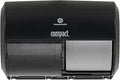 Compact 2-Roll Side-by-Side Coreless Toilet Paper Dispenser - High