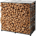 Firewood Rack with Sloped Roof 4 ft - Dry, Stable Outdoor Storage