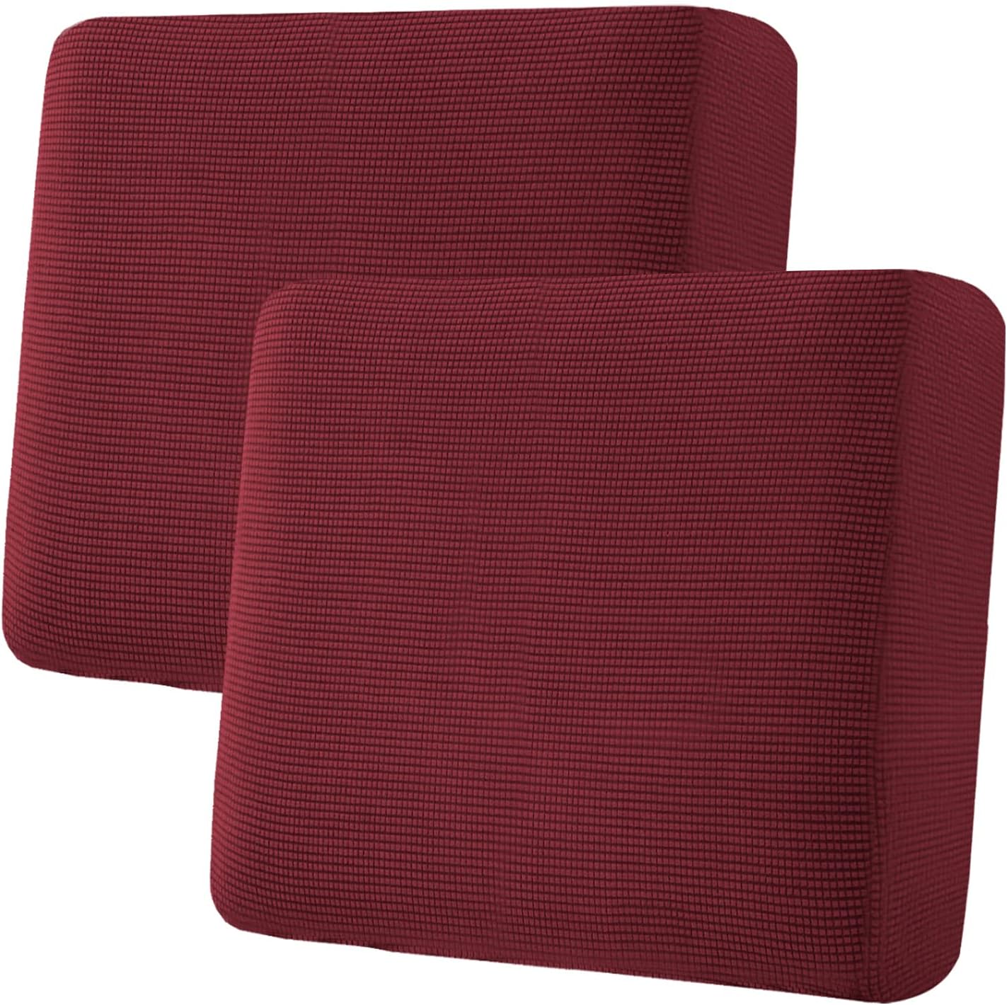 H.VERSAILTEX Super Stretch Individual Seat Cushion Covers for Sofa
