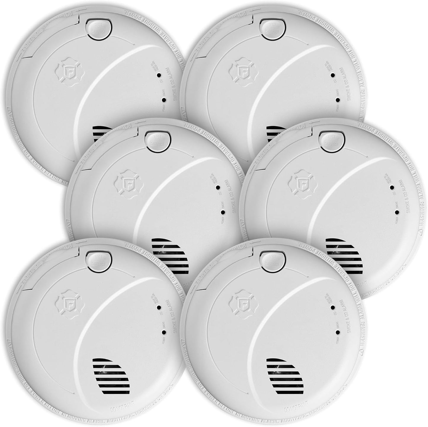 First Alert SMCO100V-AC: Advanced Smoke & CO Alarm 6-Pack