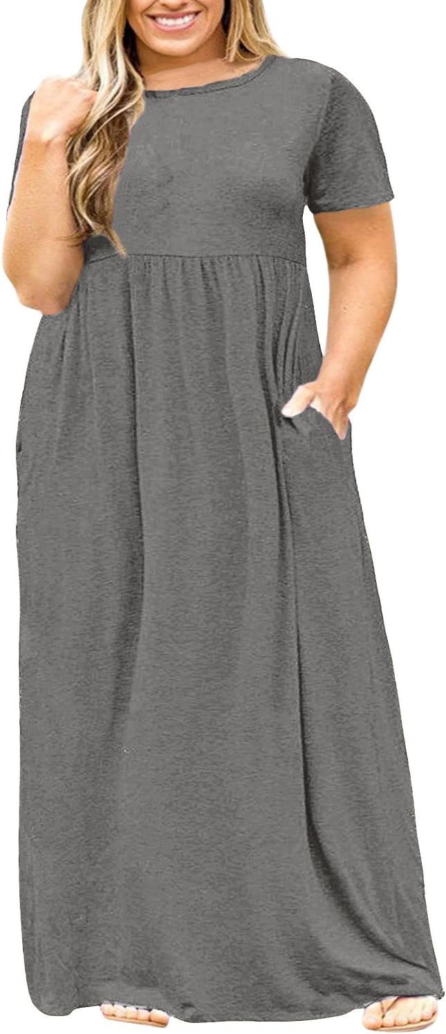 Plus Size Maxi Dresses for Curvy Women by Nemidor - Summer Style