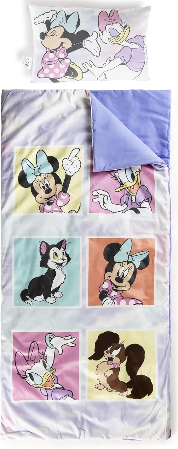 Minnie Mouse Kids Slumber Bag and Pillow Set for Sleepovers