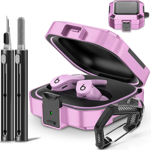 Shockproof Beats Fit Pro Case - Pinkish Purple