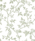 Vintage Floral Peel and Stick Wallpaper 16.9in x 393.7in - Removable