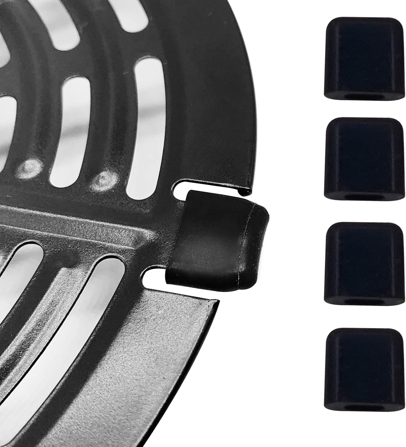 Rubber Bumper Set: Protects Fryer with Premium Tabs
