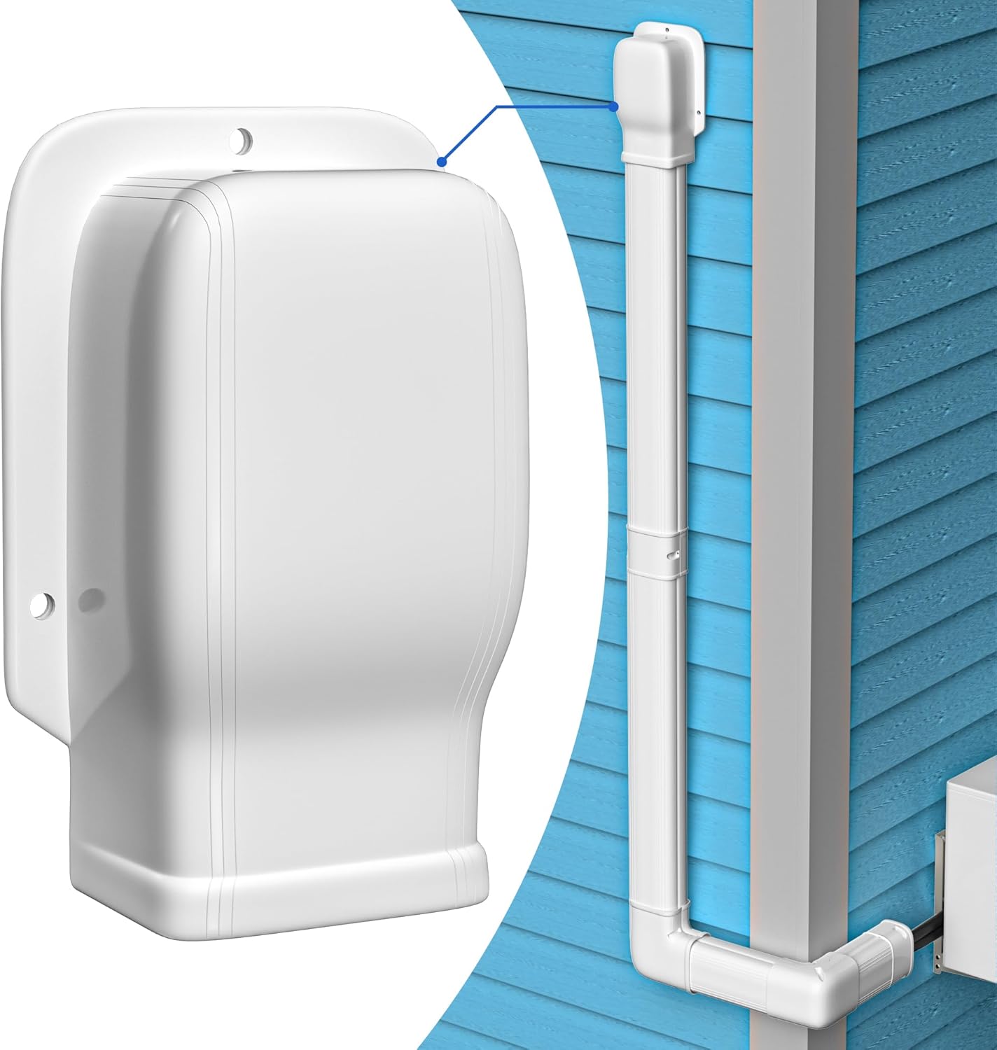TAKTOPEAK 3 Mini Split Line Set Cover - Air Conditioner Accessories