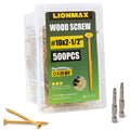 Deck Screws 2-1/2 in #10 Tan - Rust Resistant Decking Screws T25