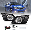 Fog Lights Assembly Compatible with 2016 2017 2018 2019 Sylphy