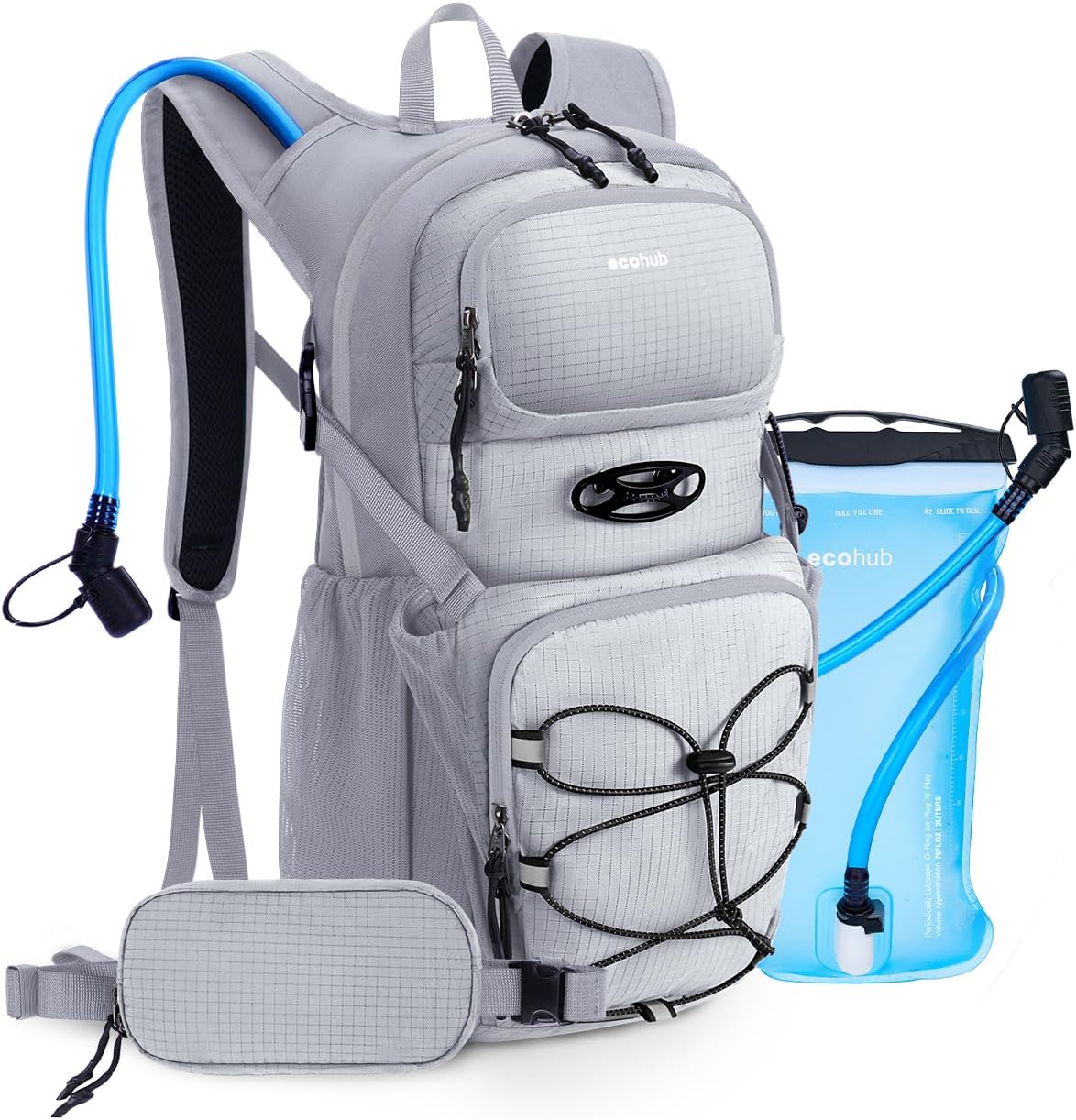 ECOHUB Hydration Backpack for Men Women - Lightweight 20L Pack