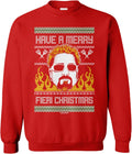 Festive Fieri Crewneck - Unisex Xmas Sweatshirt
