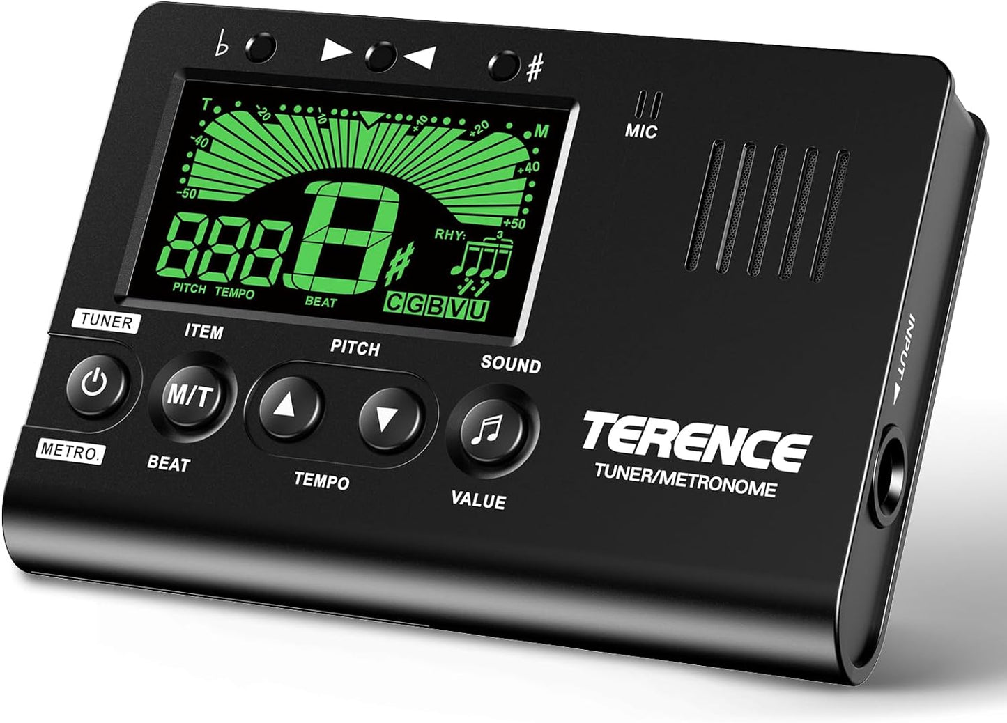 TERENCE 3-in-1 Metronome Tuner for All Instruments