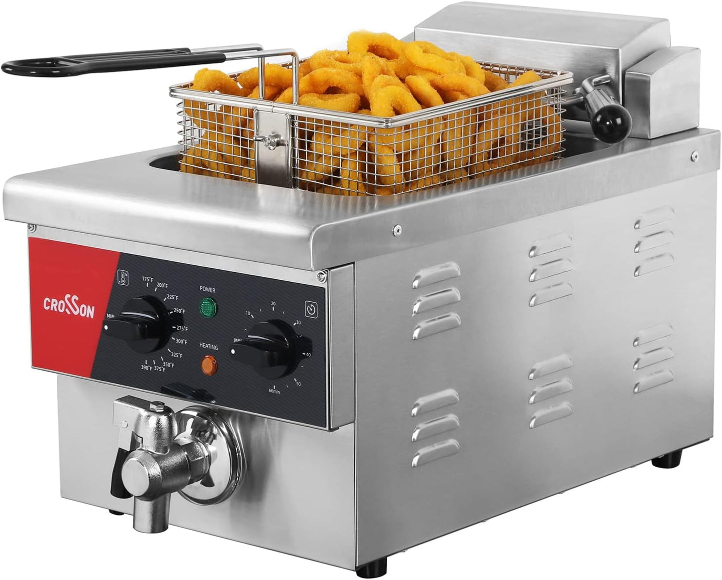 Crosson 6L Electric Deep Fryer - Professional Grade Power