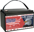 12V 100Ah LiFePO4 Lithium Battery Group 31 - Compact 1280Wh Power