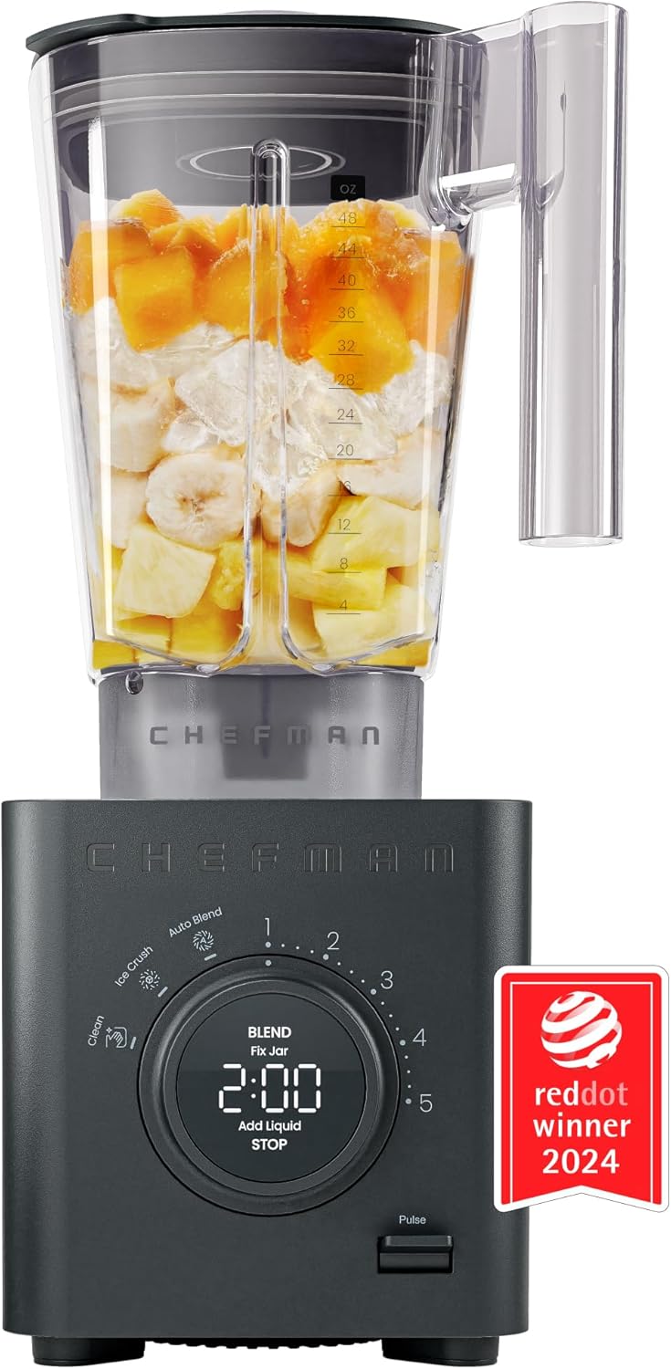 Powerful Chefman Blender Crushes Ice & Nuts
