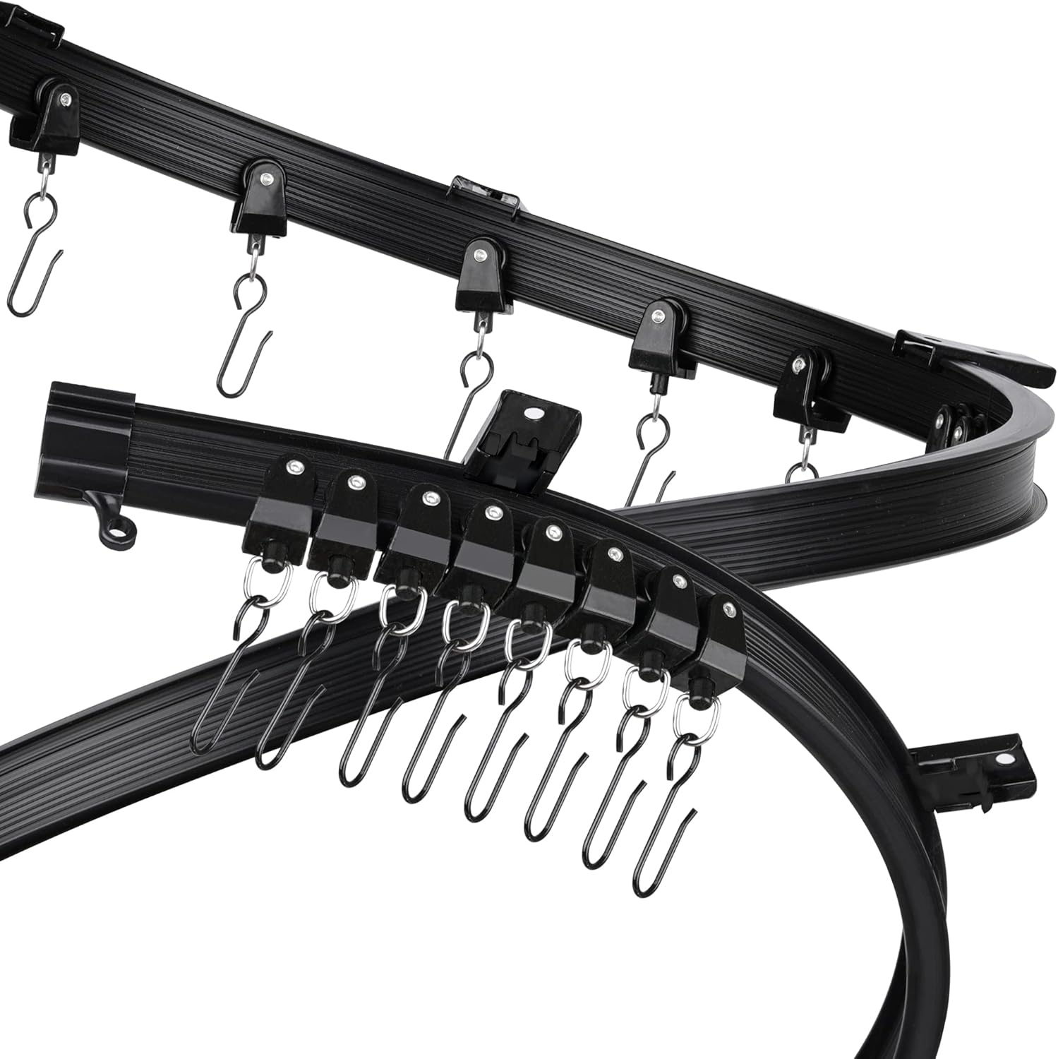 Fubeasi Flexible Ceiling Curtain Track - Easy Installation!