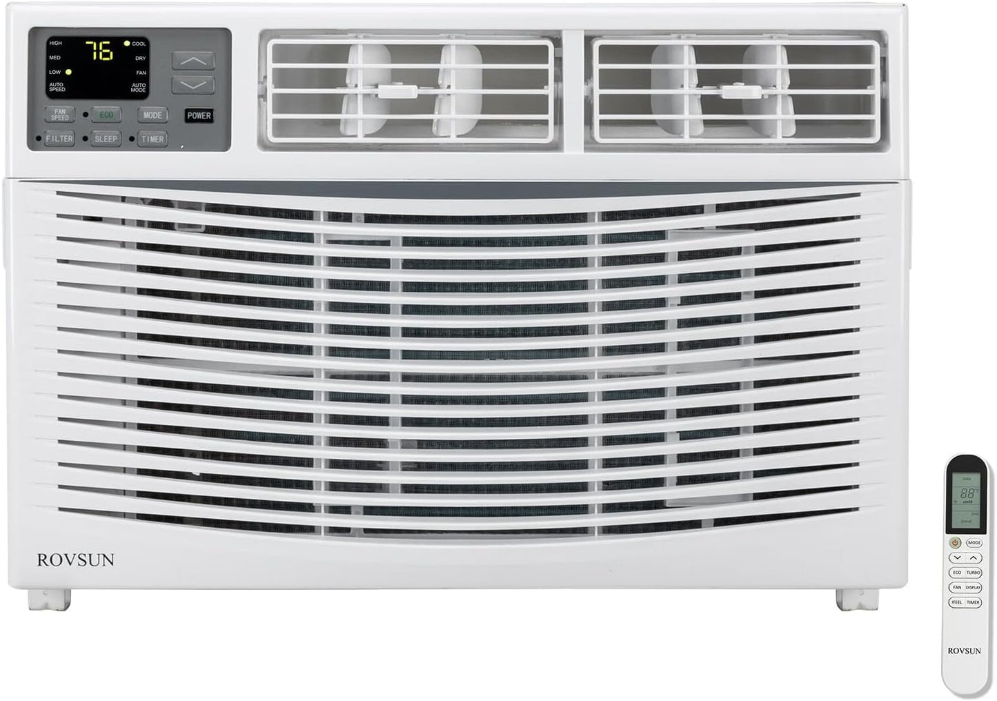 ROVSUN 8000 BTU 4-in-1 Window AC - Heat, Cool, Dehumidify & Fan