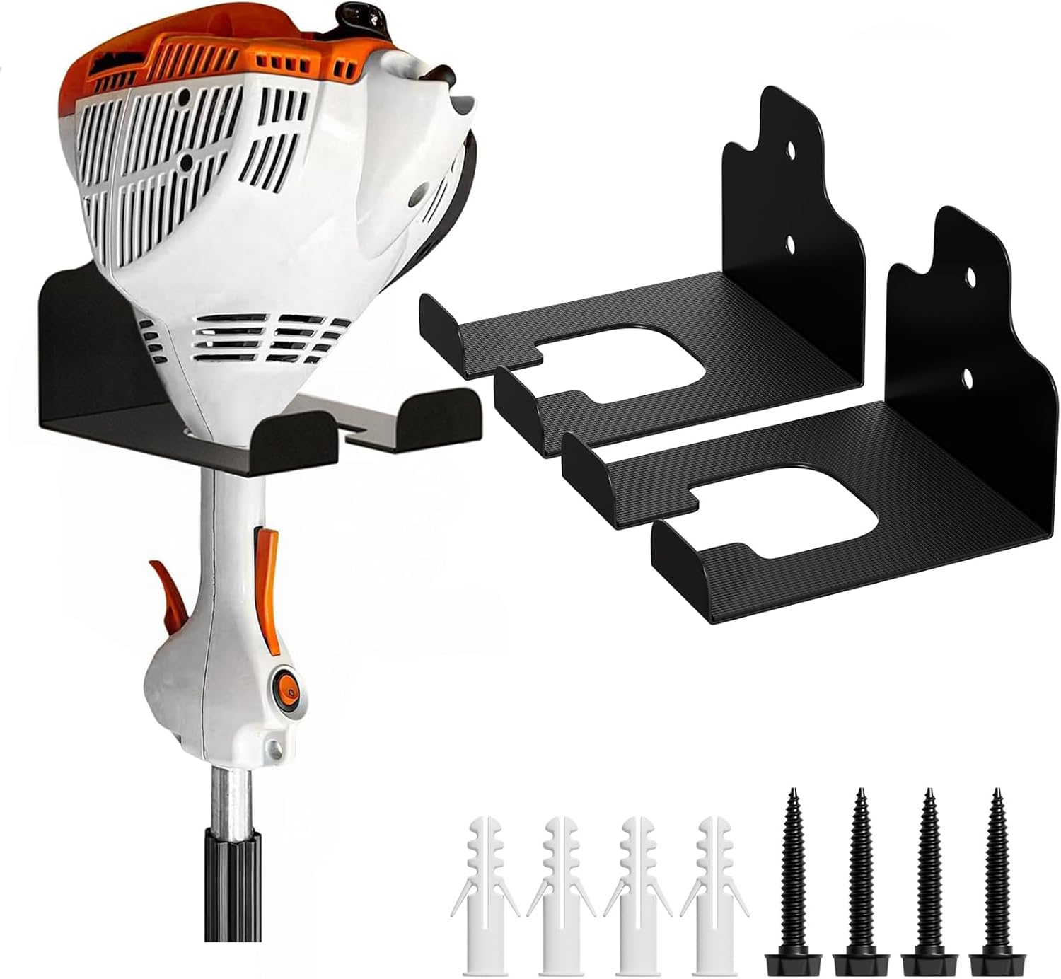 Wall-Mounted Trimmer Rack Organizer - 2 Pack