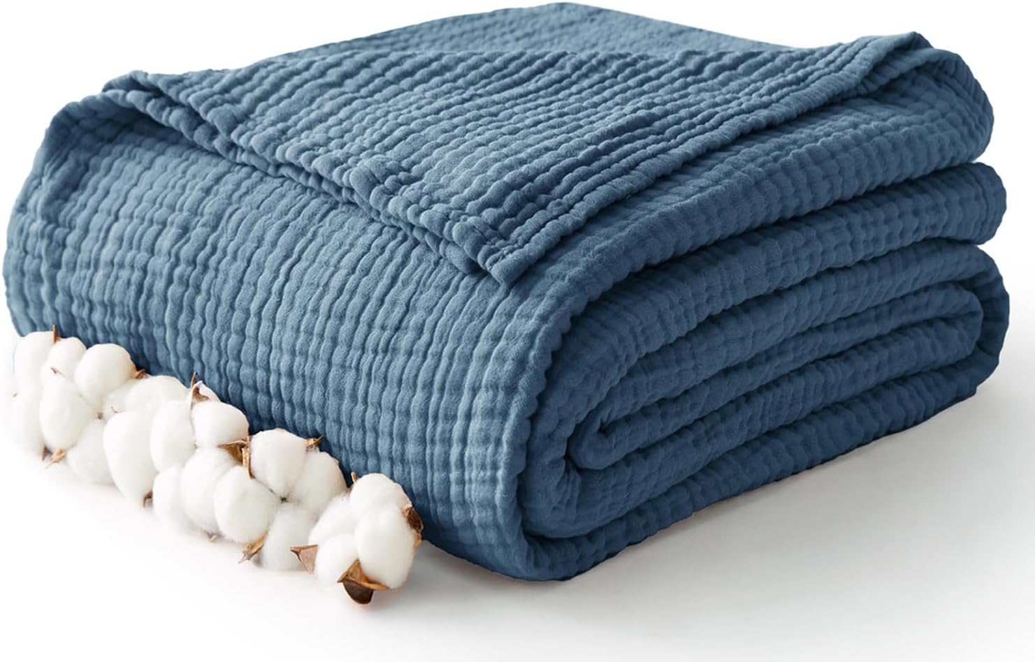 100% Cotton Muslin Blanket King Size for All Seasons Comfort