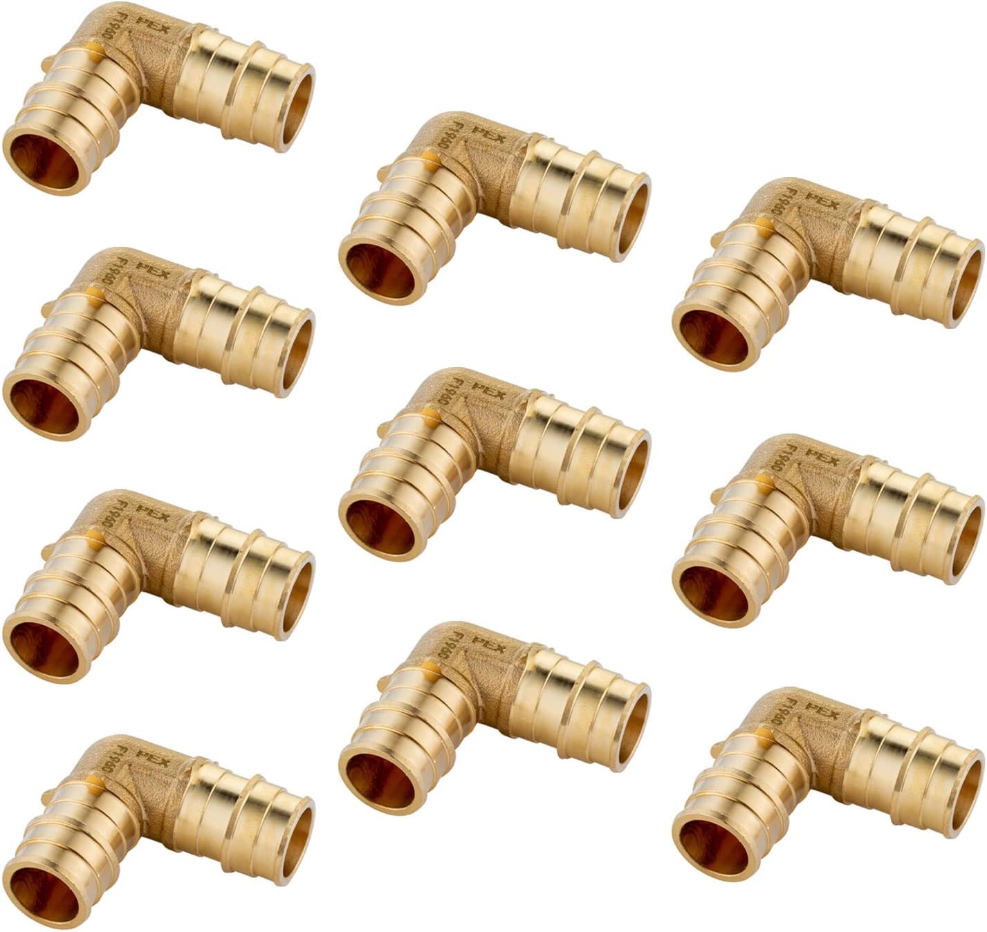 EFIELD Pex A Full Flow Expansion Brass Fitting Elbow 3/4 in