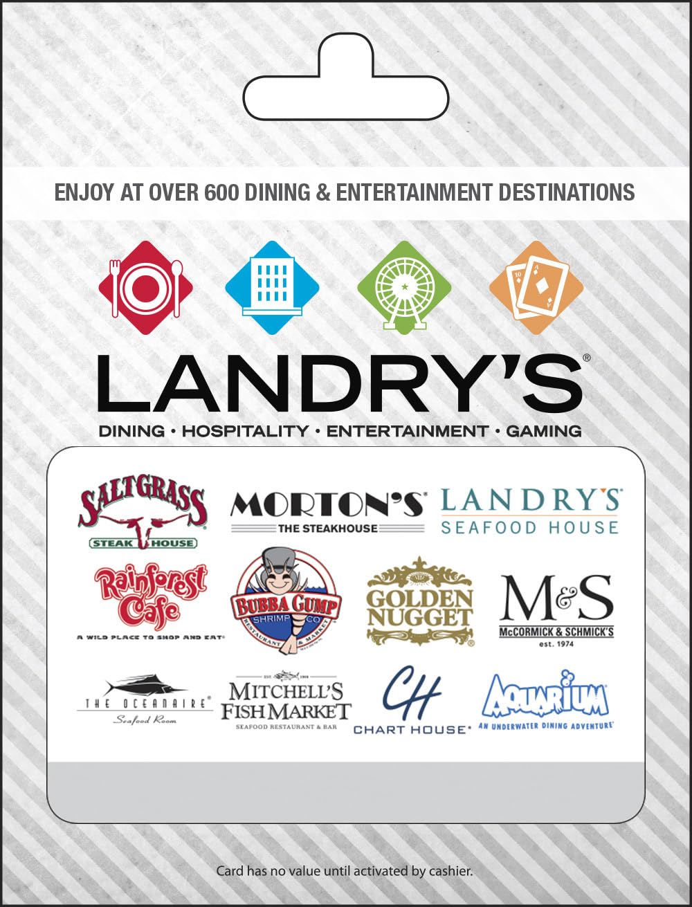 Landry's Multibrand Gift Card - Perfect for Food Lovers