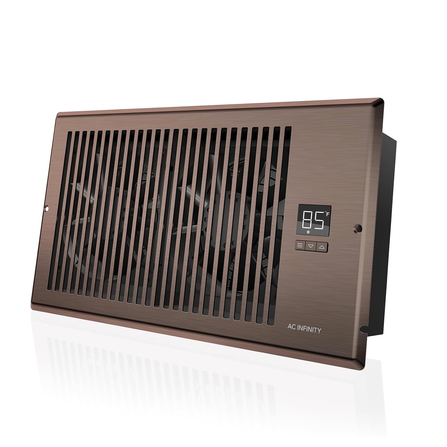 AC Infinity AIRTAP T6 Bronze Register Booster Fan for Ducts