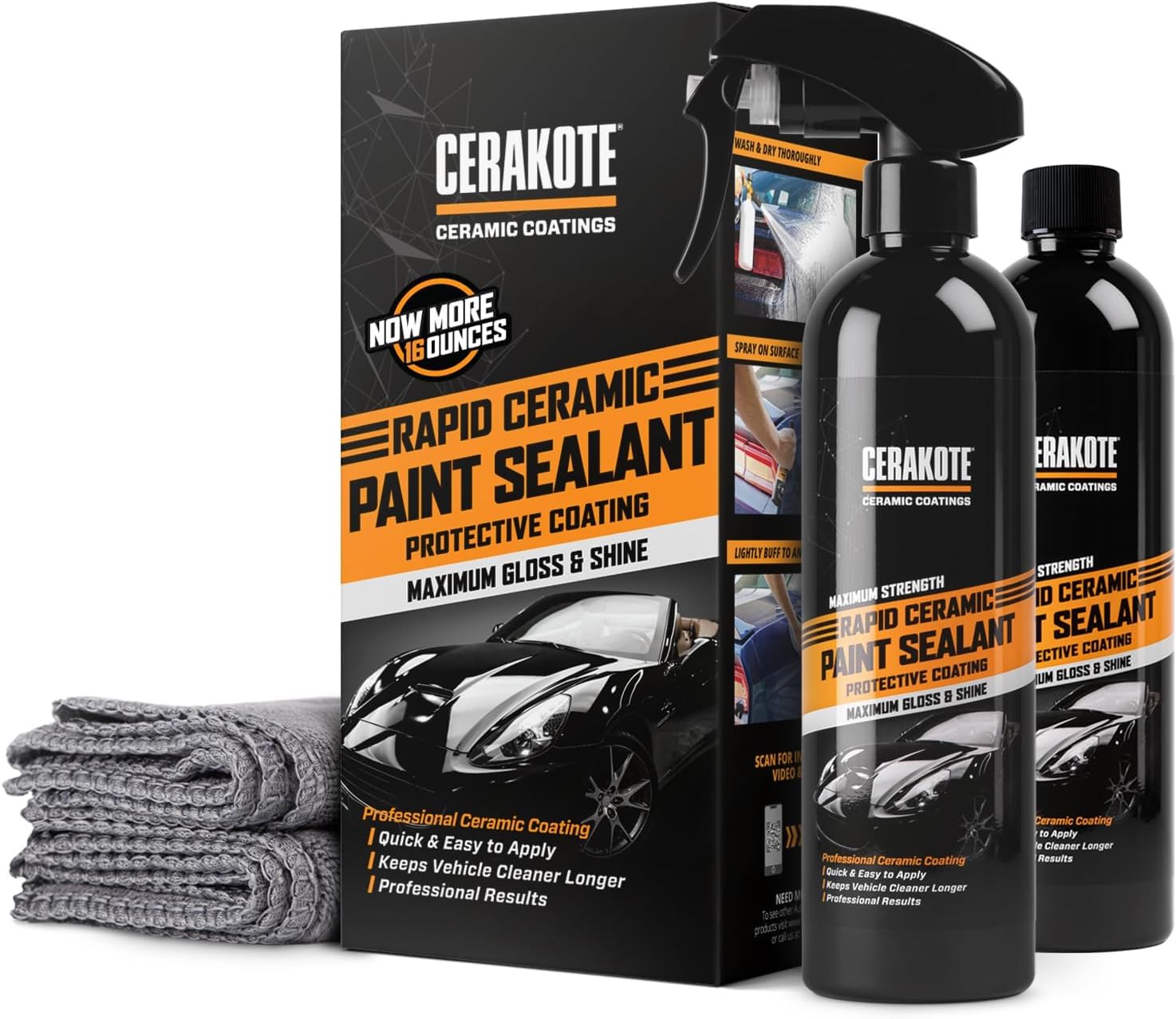 CERAKOTE Rapid Ceramic Spray - Ultimate Shine & Protection