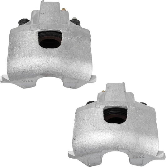 TRQ Front Brake Caliper Set for Chrysler Dodge Eagle Plymouth