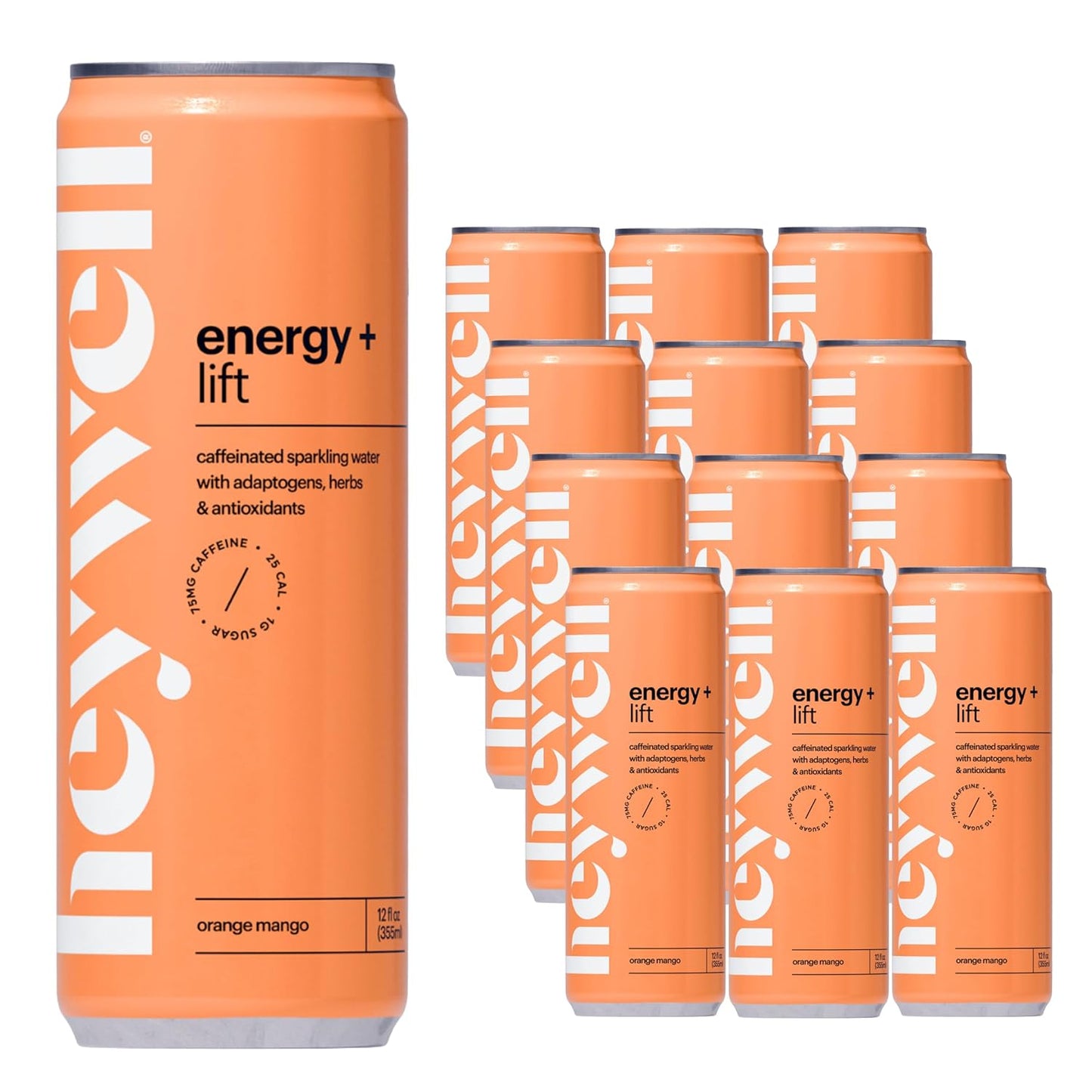 Heywell Sparkling Adaptogenic Water for Energy and Uplift