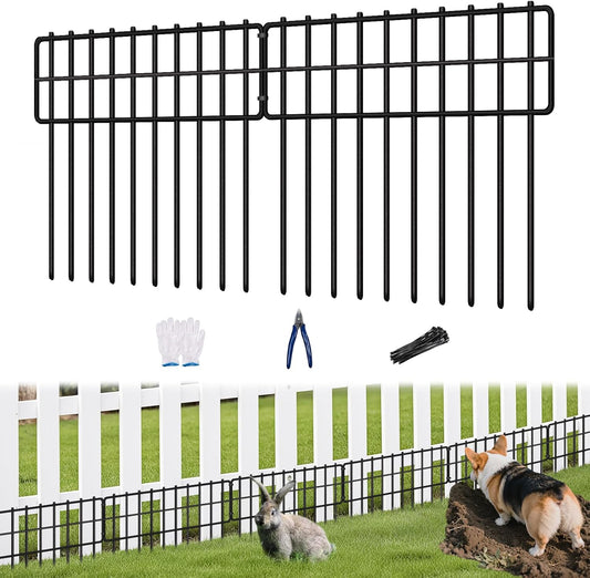 KYATE Garden Fence Animal Barrier - 30 Panels No Dig Fence