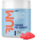 RAW Pre Workout Powder Thavage (5 Peat Red Gummy) - Energy & Focus