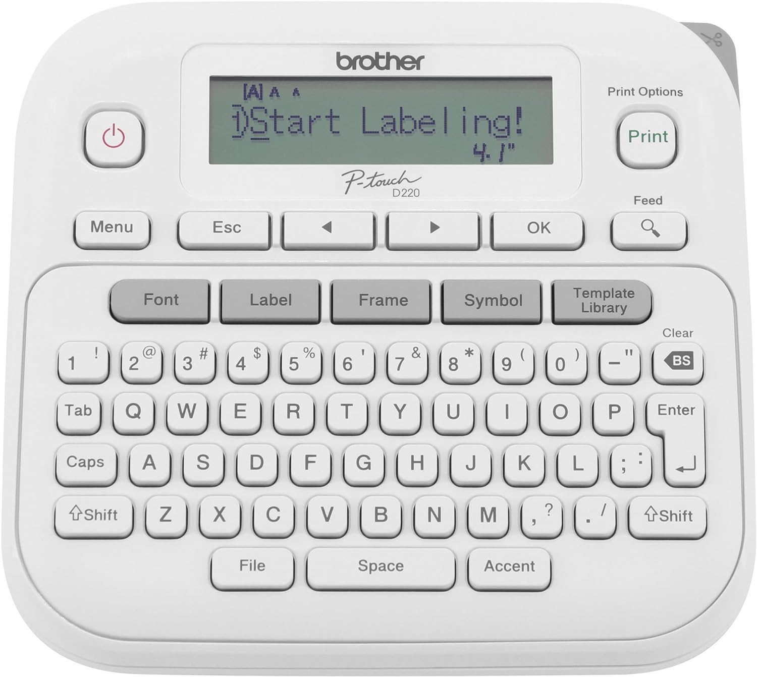 Brother PTD220 Label Maker | Easy TZe Tape Printing