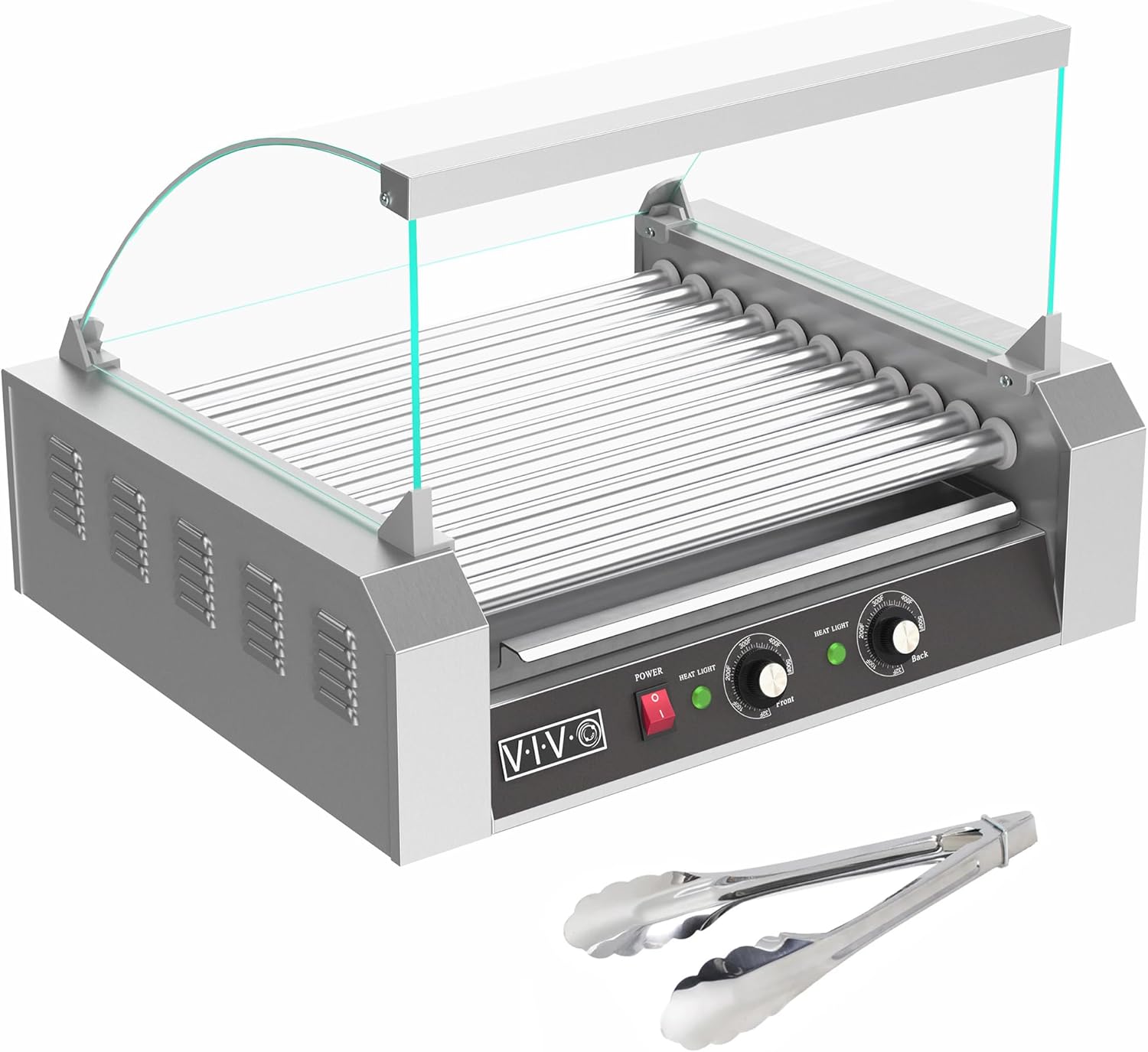 VIVO Electric 30 Hot Dog Roller Grill Warmer for Events