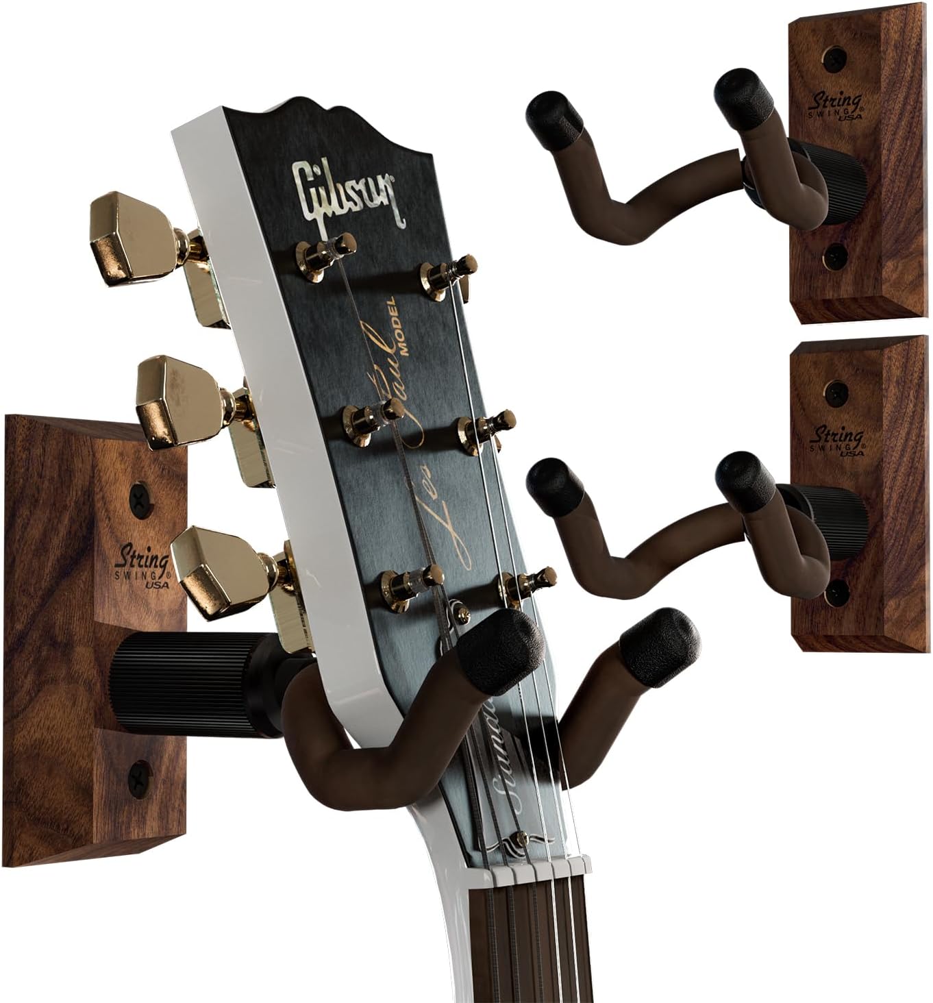Securely Hang Guitars with String Swing 3-Pack