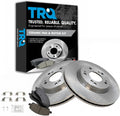 TRQ Front Brake Pad & Rotor Kit for Jeep Compass Patriot
