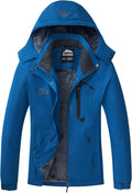 Womens Waterproof Ski Jacket - Warm Hooded Winter Coat