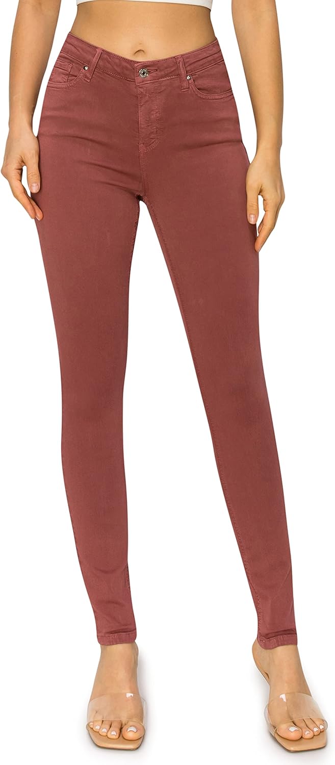 Everyday Garment-Dyed Skinny Jeans for Women - Soft Stretchy Fit