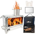FOAPLE Outdoor Wood Stove Set: Portable Cooking Bliss