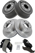 Front & Rear Brake Pad and Rotor Kit for 1999-2001 Jeep - Ceramic