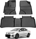 All Weather Rubber Car Floor Mats Compatible with 2014-2019 Toyota