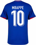 Mbappe 10 France Jersey Soccer Jersey 2024 - Pressed #10 Back