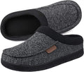 ULTRAIDEAS Men's Warm Fuzzy Moccasin Clog Slipper for Comfort