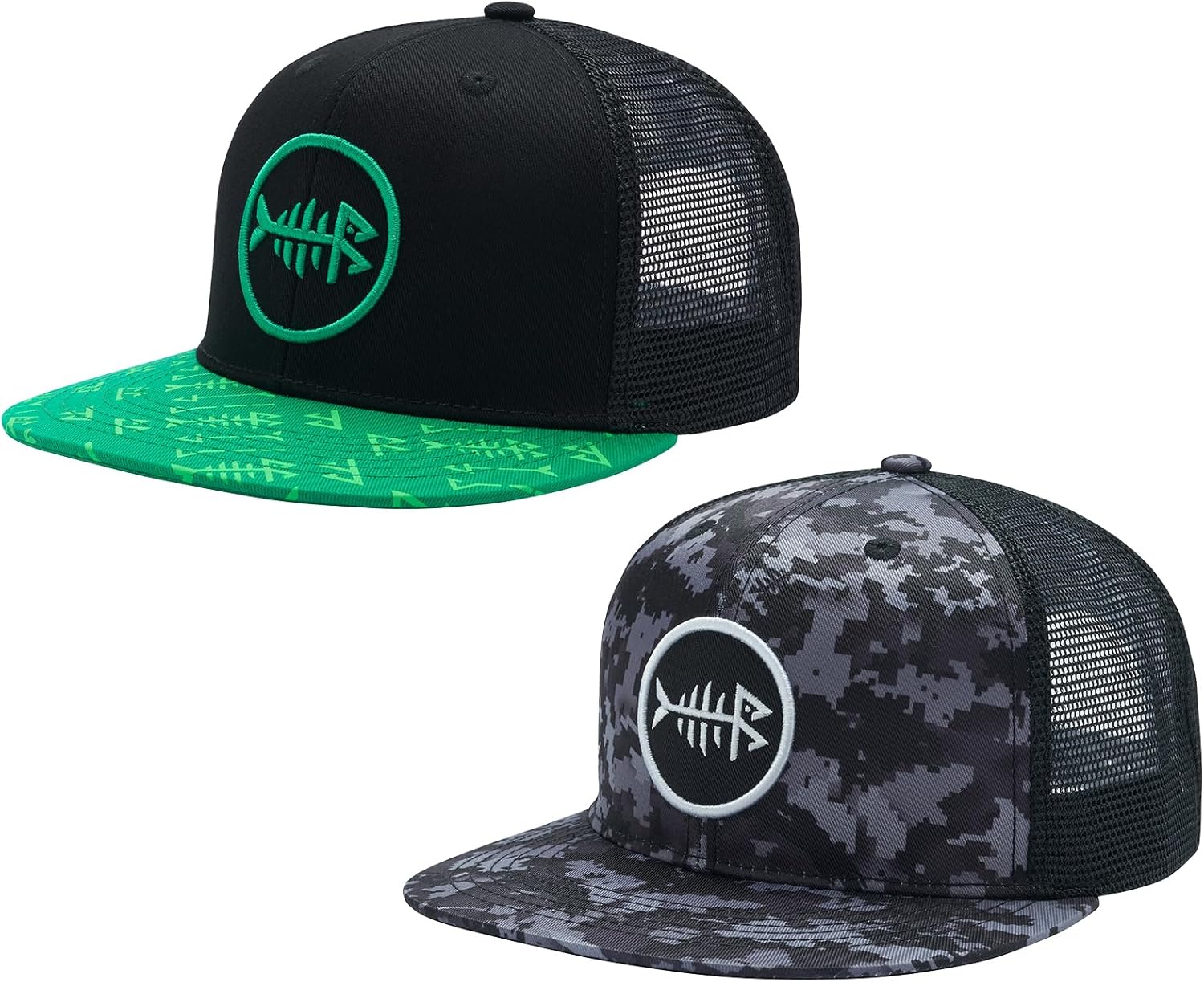 BASSDASH Flat Brim Trucker Cap Adjustable Snapback Hat Review