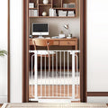 Extra Wide Baby Gate with Door 29.72-33.66 in Pressure Mounted - Easy