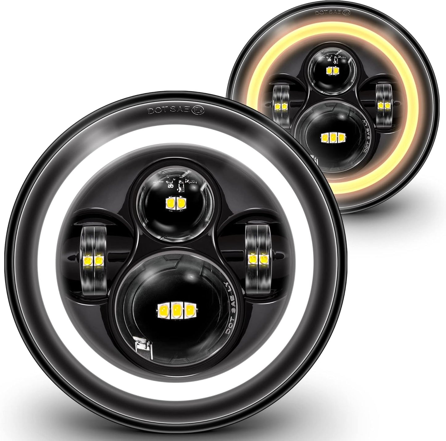 TRUE MODS 7-inch H6024 LED Headlights for Jeep Wrangler JK